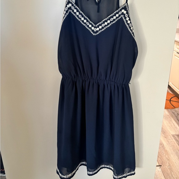 Navy mini dress - Picture 1 of 5